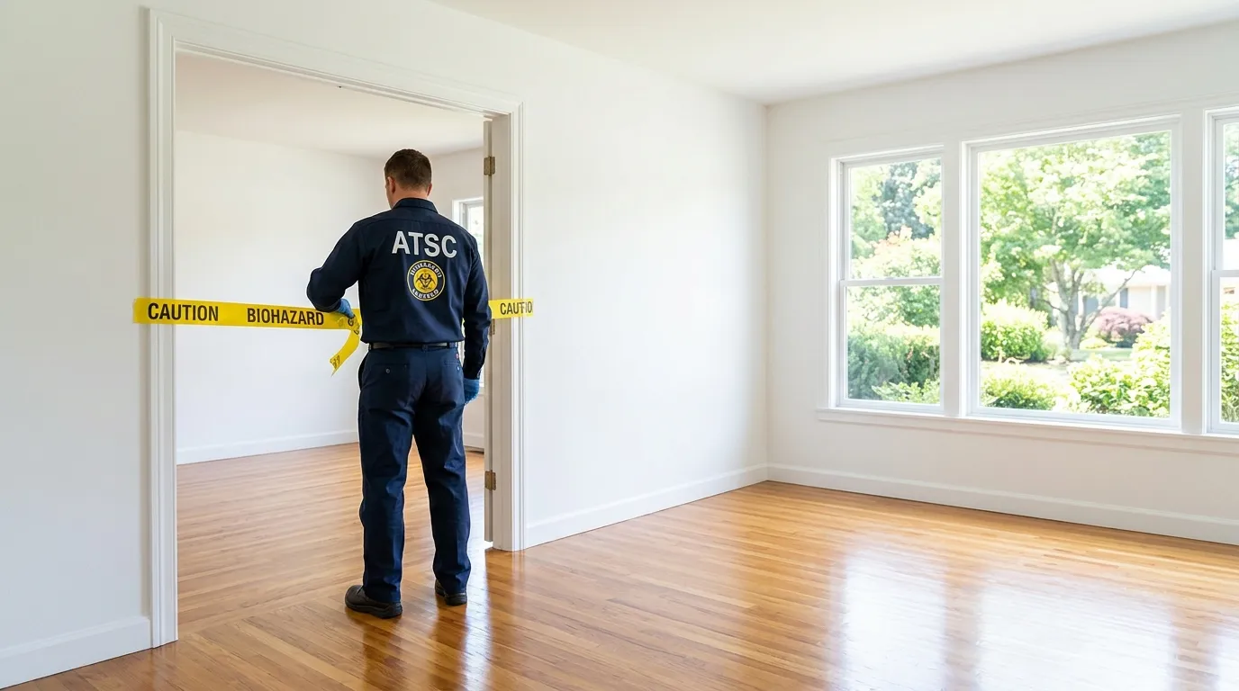 Certified biohazard cleanup crew performing Crime Scene Cleanup in Waimea